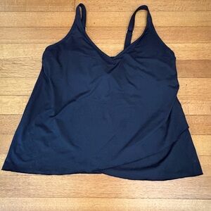 Lands' End Black Tankini